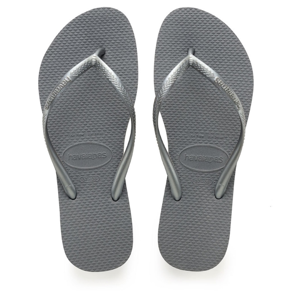 Grey Havaianas Flip Flops